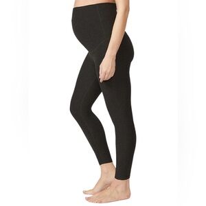 Beyond the Bump Spacedye Love the Bump Midi Maternity Legging in Black, Size M